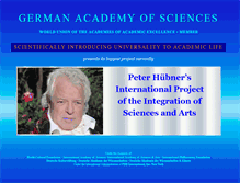 Tablet Screenshot of germanacademyofsciences.com